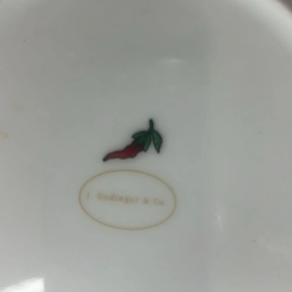 Godfinger & Co Pepper Saucer Salad Dessert Appetizer Plate 7 1/2 In Round Set 3